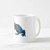 B ist für Blue Poison Dart Frog Kaffeetasse (VorderseiteRechts)