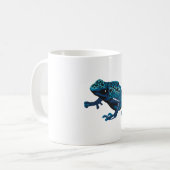 B ist für Blue Poison Dart Frog Kaffeetasse (Vorderseite Links)