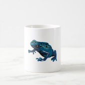 B ist für Blue Poison Dart Frog Kaffeetasse (Mittel)
