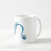 B ist für Blue Tree Monitor Kaffeetasse (VorderseiteRechts)
