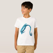 B ist für Blue Tree Monitor T-Shirt (Vorne ganz)