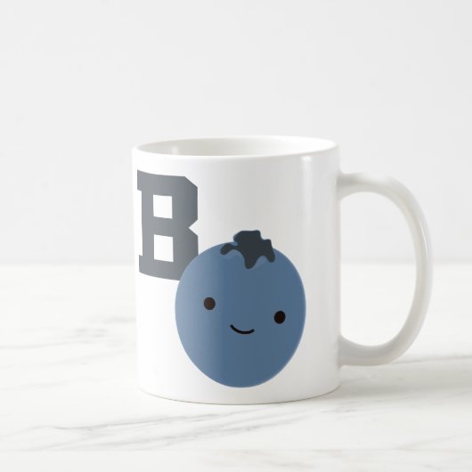 B ist für Blueberry Kaffeetasse (Rechts)