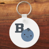 B ist für Blueberry Schlüsselanhänger (Vorderseite)
