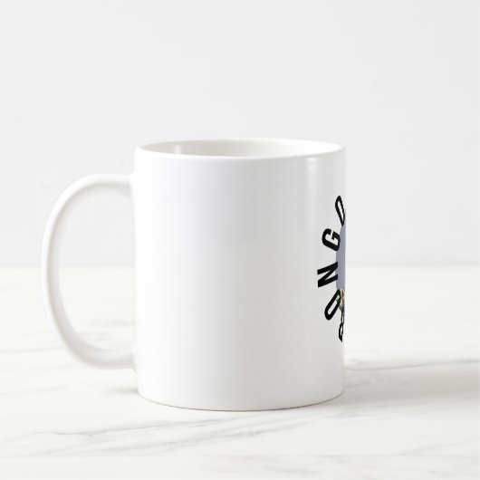 B ist für Bongo Keeper Kaffeetasse (Links)