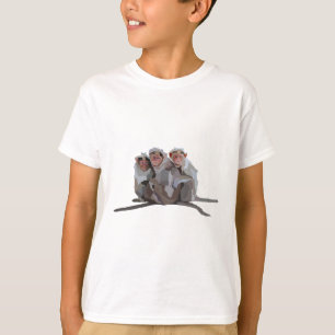 B ist für Bonnet Macaque. T-Shirt