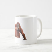 B ist für Bornean Orangutan Kaffeetasse (VorderseiteRechts)