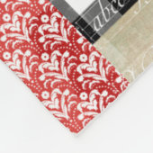 B ist für Brahma Backyard Chicken Fleecedecke (Ecke)