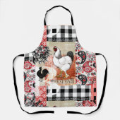 B ist für Brahma Backyard Chicken Schürze (Vorderseite)