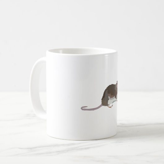 B ist für Bush Rat Kaffeetasse (Vorderseite Links)
