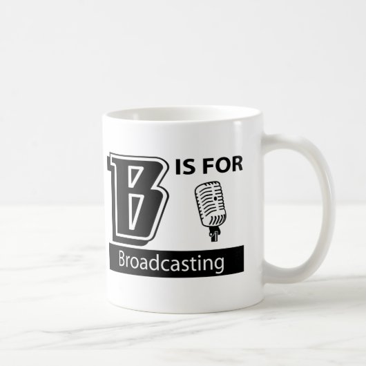 B ist für den Rundfunk Kaffeetasse (Rechts)