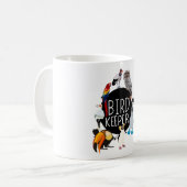 B ist für den Vogelhalter Kaffeetasse (Vorderseite Links)