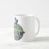 B ist für den Vogelhalter Kaffeetasse (VorderseiteRechts)