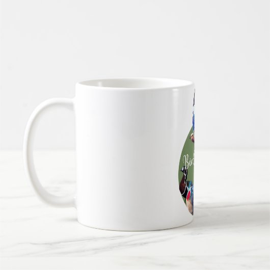 B ist für den Vogelhalter Kaffeetasse (Links)