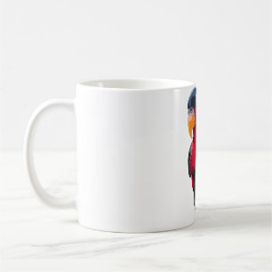 B ist für die schwarz gekappte Lory Kaffeetasse