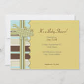 B ist für Jungen-Einladung Einladung (Rückseite)