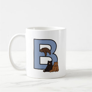 B ist für... personalisierten Schlamm. Kaffeetasse