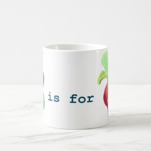 B ist für rote Rübe Kaffeetasse (Mittel)