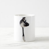 B ist für Schwarzweiß-Colobus Kaffeetasse (Mittel)