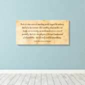 B J Palmer Außergewöhnliches Leben Leinwanddruck (Insitu (Holzboden))