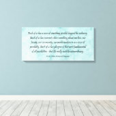 B J Palmer Außergewöhnliches Leben Leinwanddruck (Insitu (Holzboden))