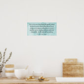 B J Palmer Außergewöhnliches Leben Poster (Küche)