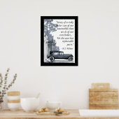 B.J. Palmer Chiropractic Sprichwort Poster (Küche)