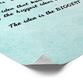 B J Palmer - Die große Idee der Chiropraktik Poster (Ecke)