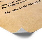 B J Palmer - Die große Idee der Chiropraktik Poster (Ecke)