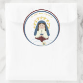 B. Jacinta Classic Round Sticker (Tasche)