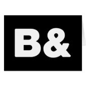 B& Karte (Vorderseite (Horizontal))