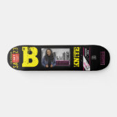 B KNITE SKATEBOARD / JMT USA Skateboard, 7¾" Deck (Horizontal)