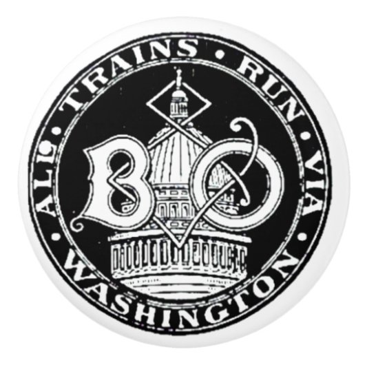 B+Königliche blaue Linie O bildet Keramik-Griff Keramikknauf (Vorderseite)