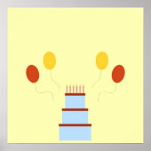 b-Kuchen-Kopie Poster (Vorne)