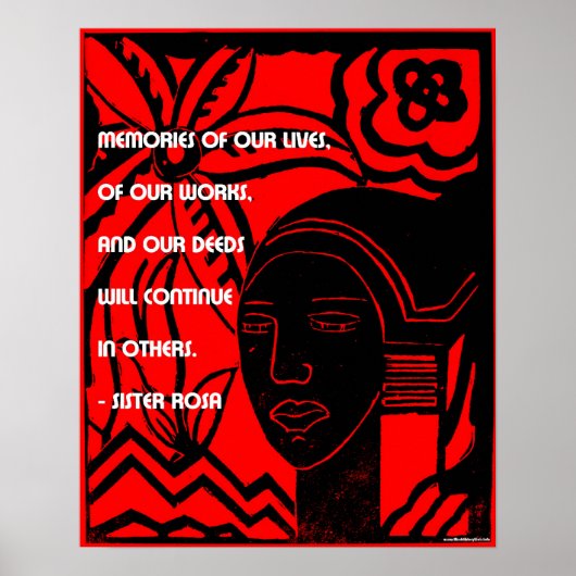 B;Kursnotizen fehlen — Schwester Rosa Poster (Vorne)