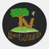 B-Land STICKAZ Runder Aufkleber (Vorderseite)