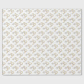 B-Letter-Monogramm-personalisiertes Packpapier (Flach)