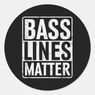 B Lines B Guitar Player Bist Edm Runder Aufkleber