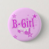 B-Mädchen Knopf Button (Vorderseite)