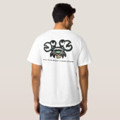 B-mehr Vibe GRAFFITI-LOGO T-Shirt (Schwarz voll)