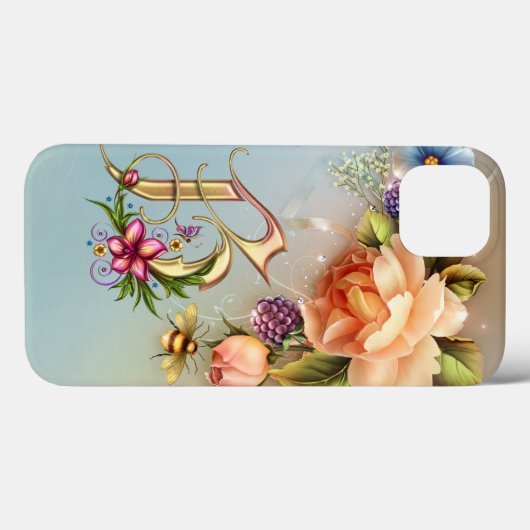 B Monogram-iPad Air Hüllen (Rückseite (Horizontal))