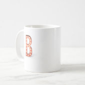 B Monogram Marquee Bulb Kaffeetasse (Vorderseite Links)