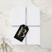 B Monogram Personalisierte Geschenktasten Geschenkanhänger (Mit Garn)