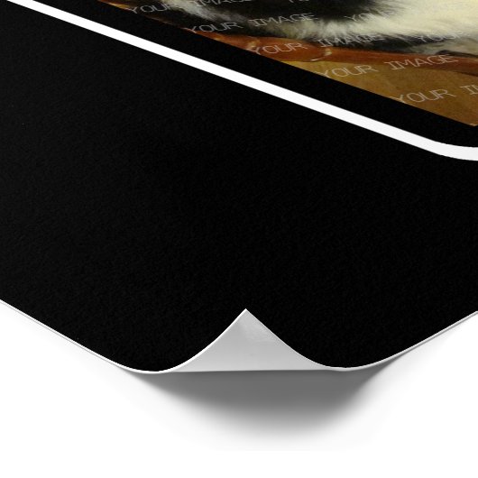 B Monogramm Erstellen Sie Ihre eigene 8-Collage Sc Poster (Ecke)