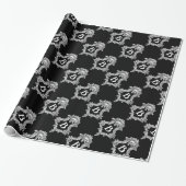 B Monogramm Initiale Geschenkpapier (Ungerollt)
