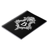 B Monogramm Initiale Notizblock (Linke Seite)
