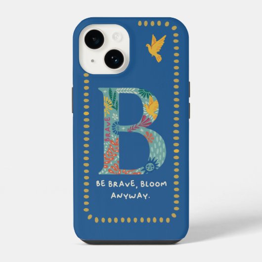 B Monogramm iPhone-Hülle  iPhone Hülle (Rückseite)