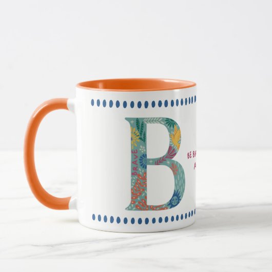 B Monogramm-Tasse Tasse (Links)