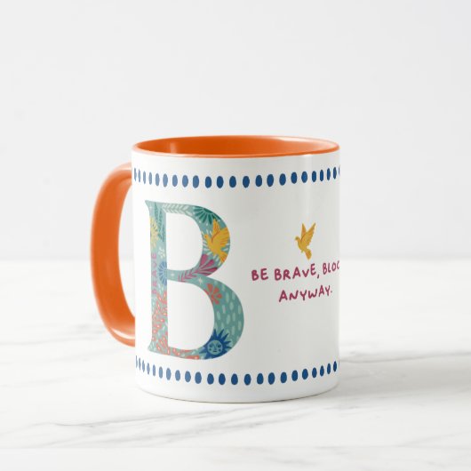 B Monogramm-Tasse Tasse (Vorderseite Links)