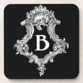 B Monogramm Untersetzer (Vorderseite)