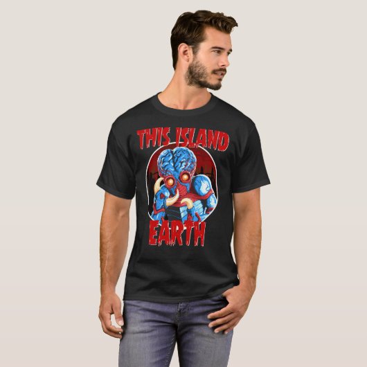 B-Movie Monsters Diese Insel Erde Classic T-Shir T-Shirt (Vorne ganz)